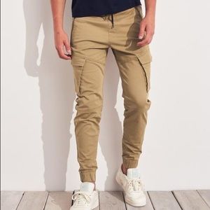 Khaki Hollister Joggers